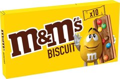 Печиво M&Ms Biscuit з шоколадом та драже 19,8 г х 10 шт