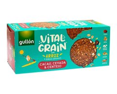 Набір Печиво вівсяне GULLON Vital Grain цільнозернове з какао, ячменем та житом 250 г х 12 шт