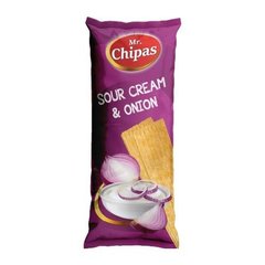Набір Чіпси Mr. Chipas сметана та цибуля 75г х 10 шт