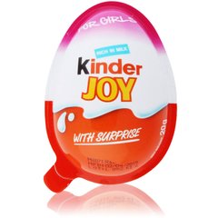 Яйце шоколадне Kinder Joy з іграшкою (дівчатка) 20г