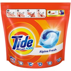 Набір Капсули для прання Tide 42 капс. Allin 1 Pods Alpine Fresh х 3 шт