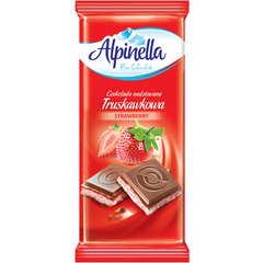 Набір Шоколад ALPINELLA полуниця 90 г х 10 шт
