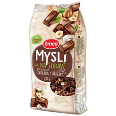 Набір Мюслі Emco шоколадні з горіхами 750 г х 6 шт