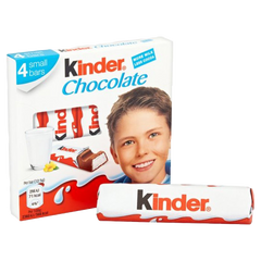 Шоколадні пластинки з молочною начинкою Kinder 50 г