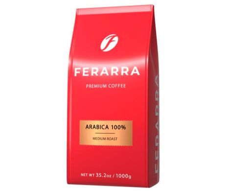 Набір Кава в зернах Ferarra 100% arabica 1 кг х 6 шт