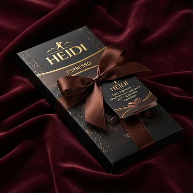 Шоколад чорний Heidi Dark Espresso 80 г Швейцарія темний кава