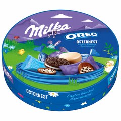 Набір солодощів Milka Oreo пасхальна корзина 198 г