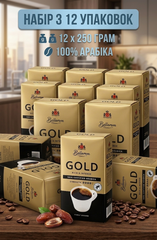 Набір Кава мелена Bellarom Gold 100% арабіка 250 г х 12 шт