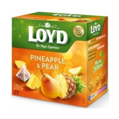 Набір Чай фруктовий LOYD ананас та груша 40г х 10 шт