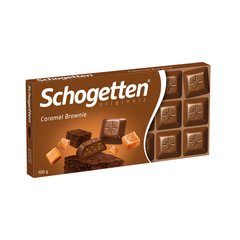 Набір Шоколад молочний Schogetten Caramel Brownie 100g х 16 шт