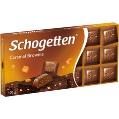 Шоколад молочний Schogetten Caramel Brownie 100 г