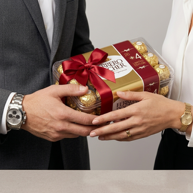Набір Шоколадні цукерки Ferrero Rocher 375 г х 3 шт