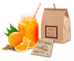Набір Вітамінно-білковий коктейль зі смаком апельсина King`s Organic 20 г х 10 шт