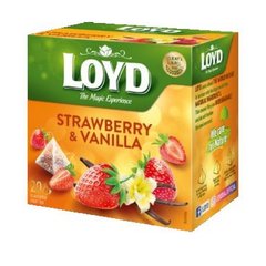 Набір Чай фруктовий LOYD полуниця-ваніль 40г х 10 шт