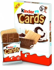 Набір Печиво Kinder Cards 3 упаковки по 2 шт. 76 г х 15 шт