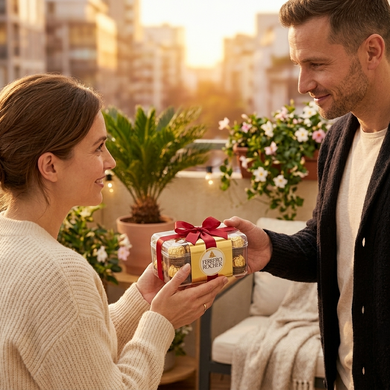 Набір Шоколадні цукерки Ferrero Rocher 200 г х 8 шт