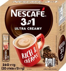 Кава розчинна Nescafe 3в1 Ultra Creamy 20 стіків