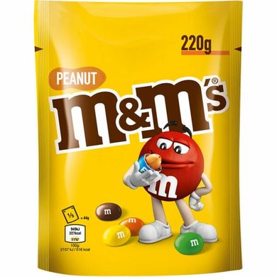 Шоколадні драже M&Ms Peanut 220 г