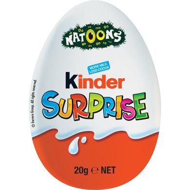 Яйце шоколадне Kinder Surprise Natoons 20 г