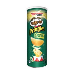 Набір Чіпси Pringles Cheese & Onion сир та цибуля 165 г х 19 шт