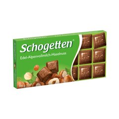 Набір Шоколад Schogetten з лісовими горіхами 100 г х 15 шт