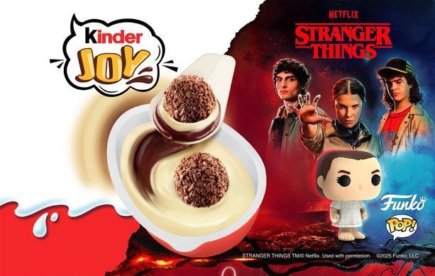 Набір яйце шоколадне Kinder Joy Strangers Things Funko 3 шт х 20 г