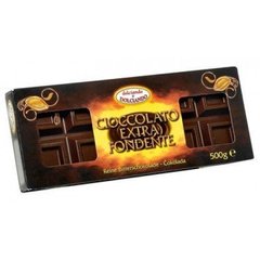 Набір Шоколад чорний Dolciando Cioccolato Extra Fondente 500 г х 10 шт