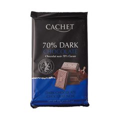 Шоколад Cachet чорний 70% 300 г