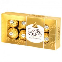 Набір Шоколадні цукерки Ferrero Rocher 100 г х 8 шт