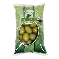 Оливки зелені з кісточкою Vittoria Giganti 850 г