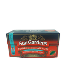 Чай Sun Gardens чорний в індивідуальних термосаше 25 шт