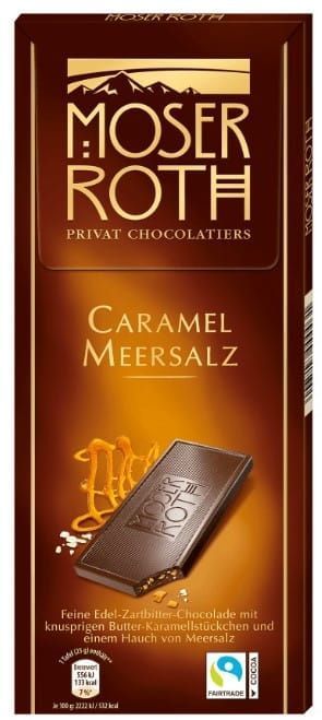 Moser Roth Kaffee Купити Шоколад Moser Roth темний з карамеллю та сіллю 125 г в інтернет ...