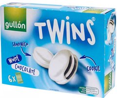 Печиво GULLON Twins сендвіч в білому шоколаді 252 г
