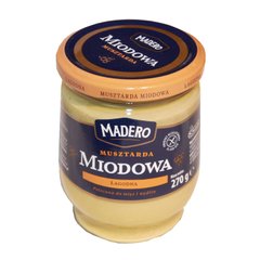 Гірчиця медова Madero Miodova 270 г